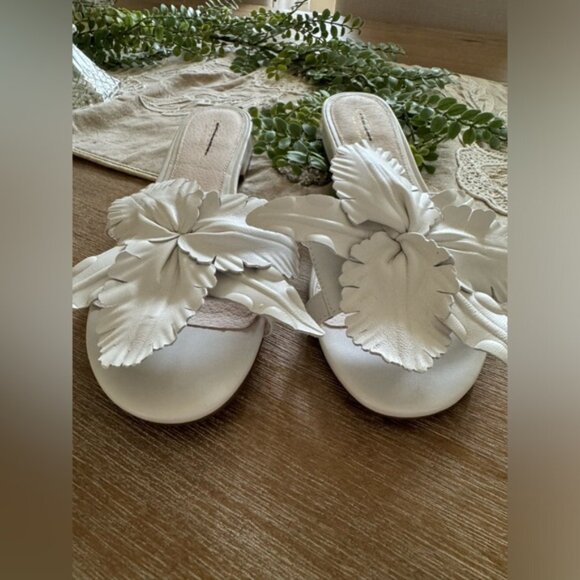 Anthropologie Cecelia New York Lila Slide Sandals Size 8 NWOT $179 - Picture 7 of 9